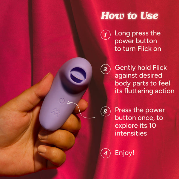 CraveVibe Flick – Tongue-Style External Massager