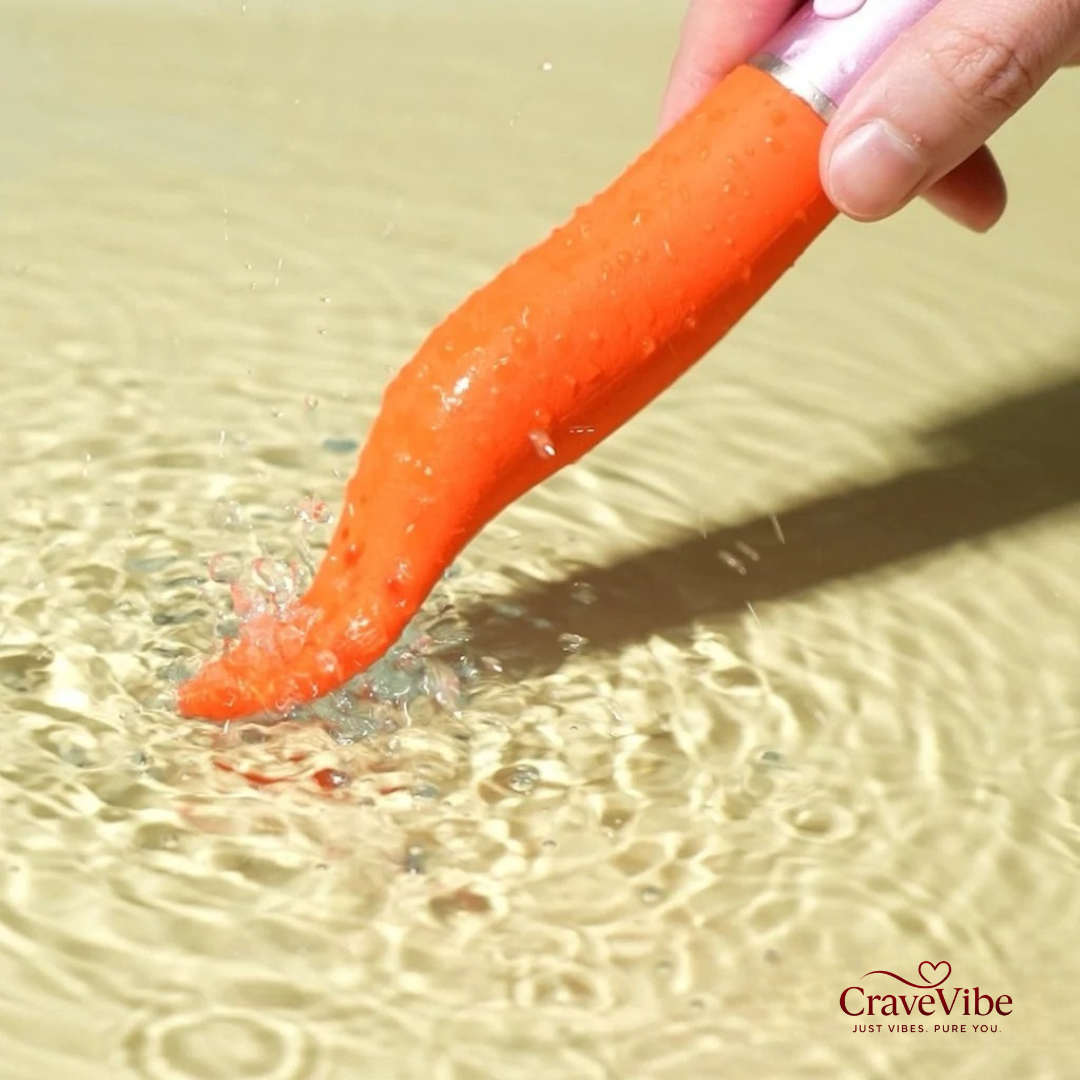 Discreet Coral 2-in-1 Vibrator w Interchangeable head