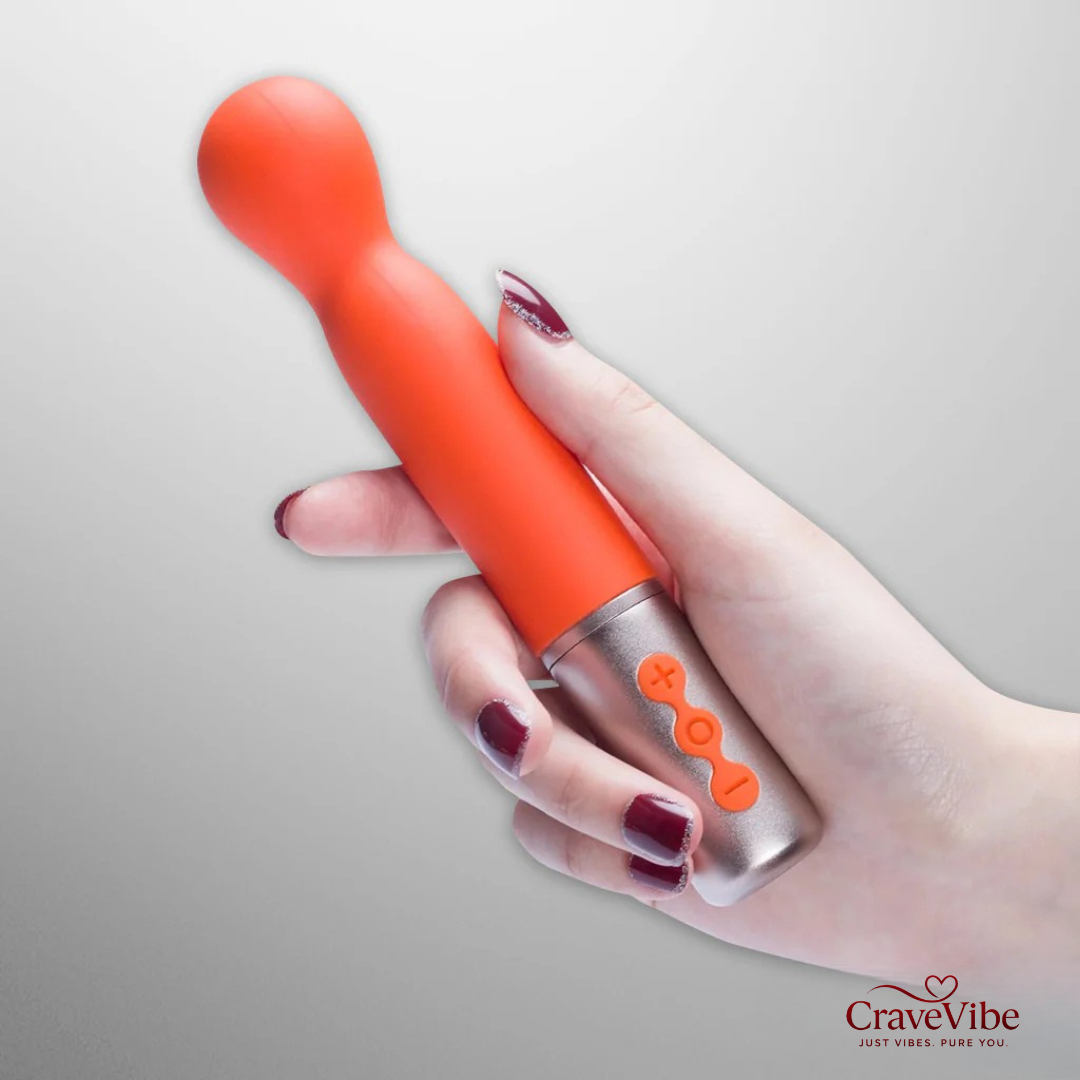 Discreet Coral 2-in-1 Vibrator w Interchangeable head