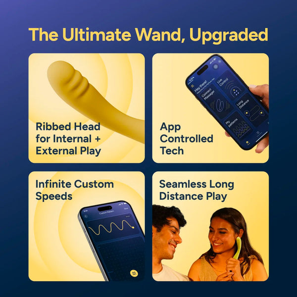 CraveVibe Groove+ App-Controlled Wand Massager